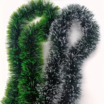 60/2m Christmas Green Cane Ribbons Garland Xmas Tree Ornaments Cane Ribbon Wreath Hanging Pendents DIY Home Party Decor Supplies - Image 3