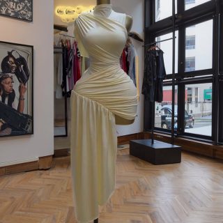 GX18432 Fashion 2025 Summer Clothing Sexy Sleeveless Unique Mini Dress Elegant Backless Irregular Party Dresses