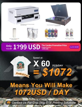 Four DTF A2 16 pouces taille A3 + A4 four séchoir DTF chauffage transfert film PET four d'imprimante DTF poudre thermofusible