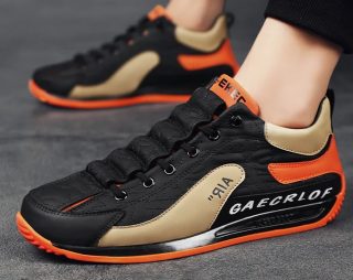 chaussures plates semelle souple à la mode sport chaussures de marche pour hommes