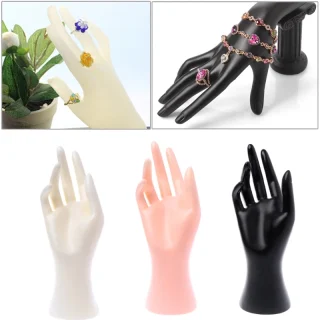 New Fashion Female Mannequin Hand For Jewelry Display Ring Bracelet Watch Stand Organizer Model Colors