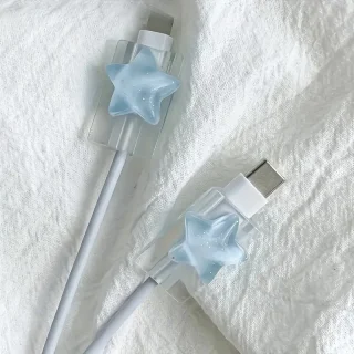 Korea Cute 3D Ocean Stars Change Charger Protector Cover Charger Line Protectors Organizer Winder Protector Cover Accessories