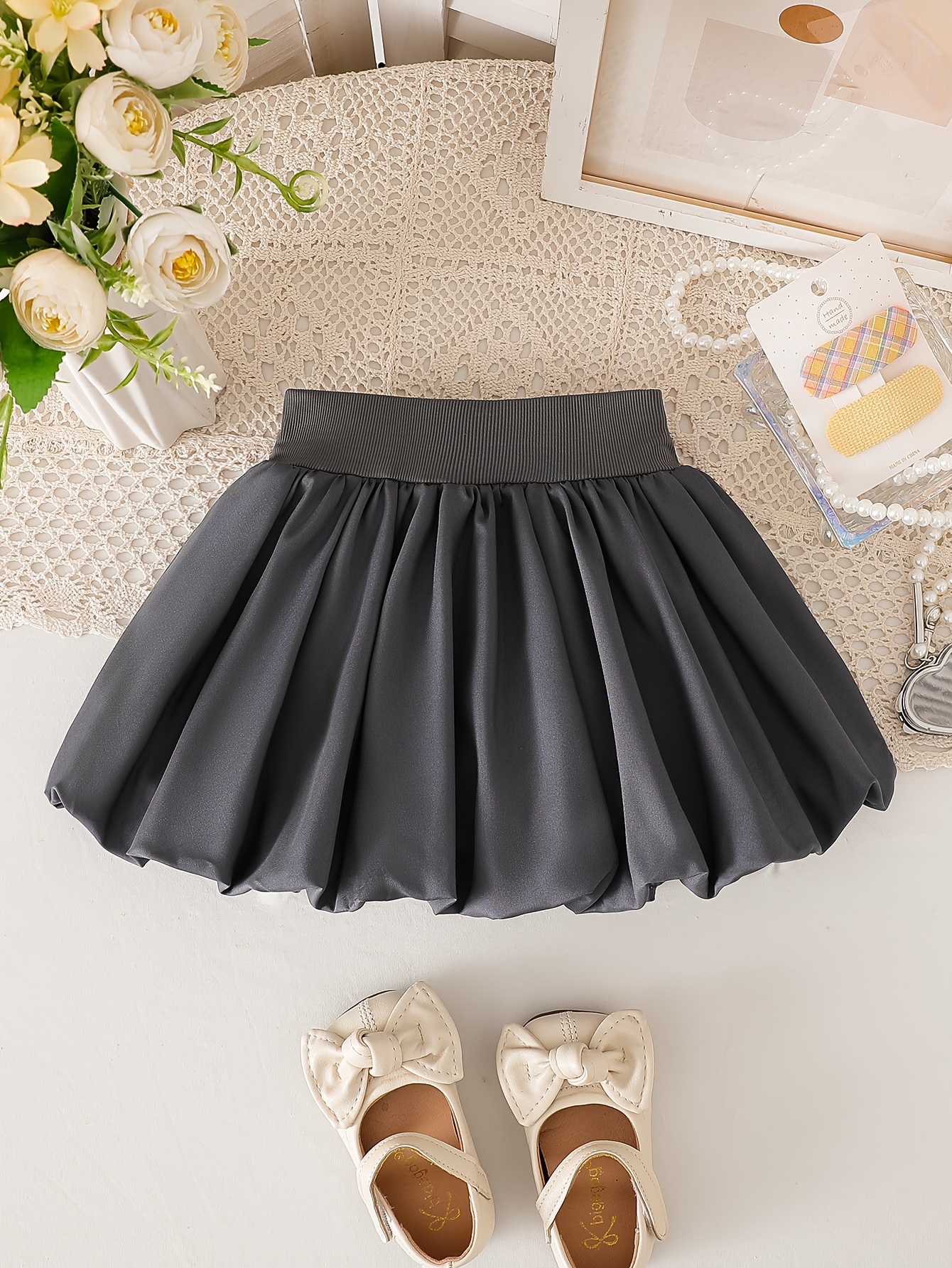 Adorable Sweet Fluffy Dress for Baby Girls in All Seasons, Baby Princess-Style Skirt in Pink for Sweet and Cute Little Ones, Perfect for Outdoor Adventures, Valentine's Day Gifts, Birthday Gifts for Baby Girls – Image 6