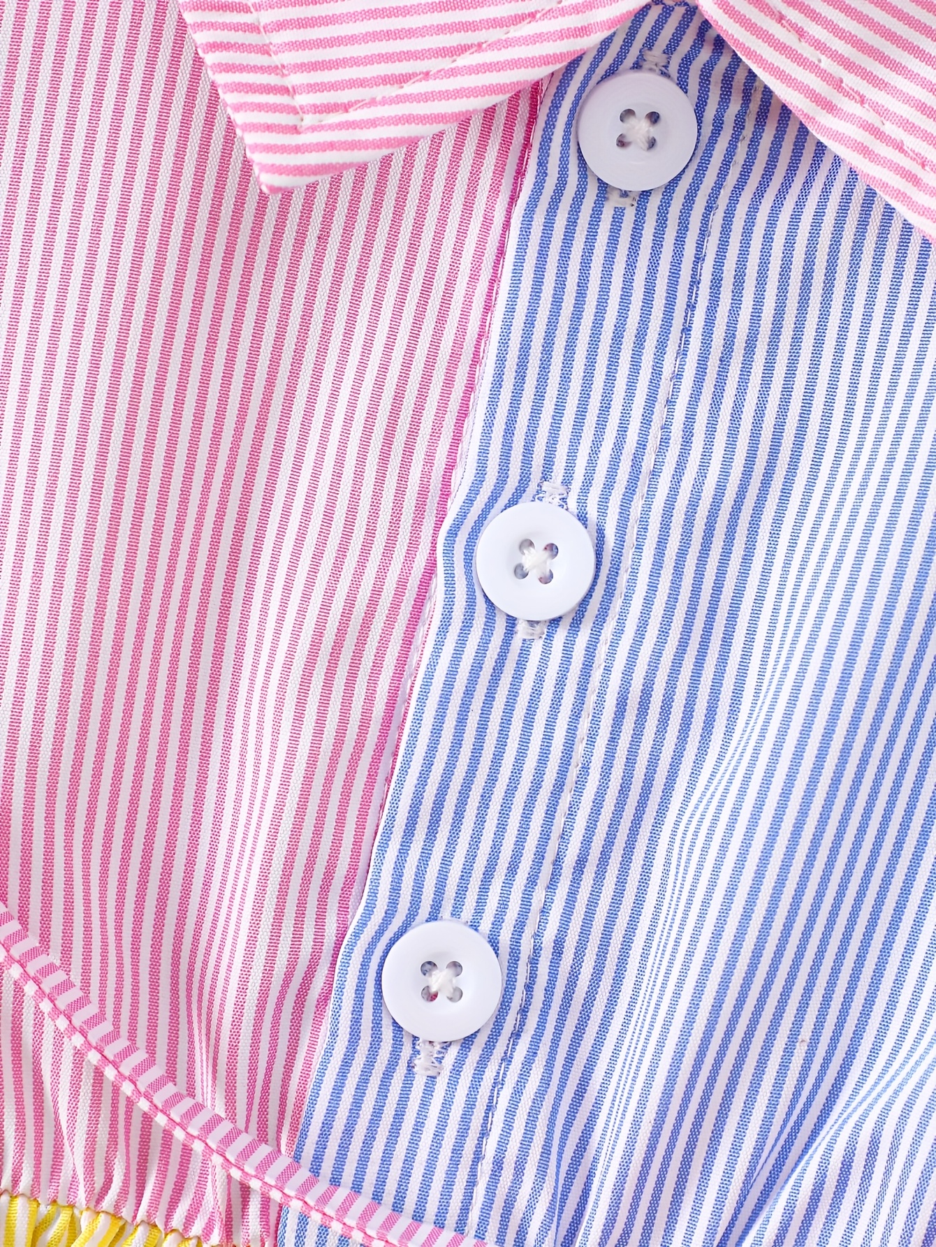 A Cute And Loose Summer Dress for Baby Girls Featuring Colorful Stripes And a Contrasting Design, Paired with a Bow Bag, Perfect for Vacation Relaxation And Everyday Wear – Image 29