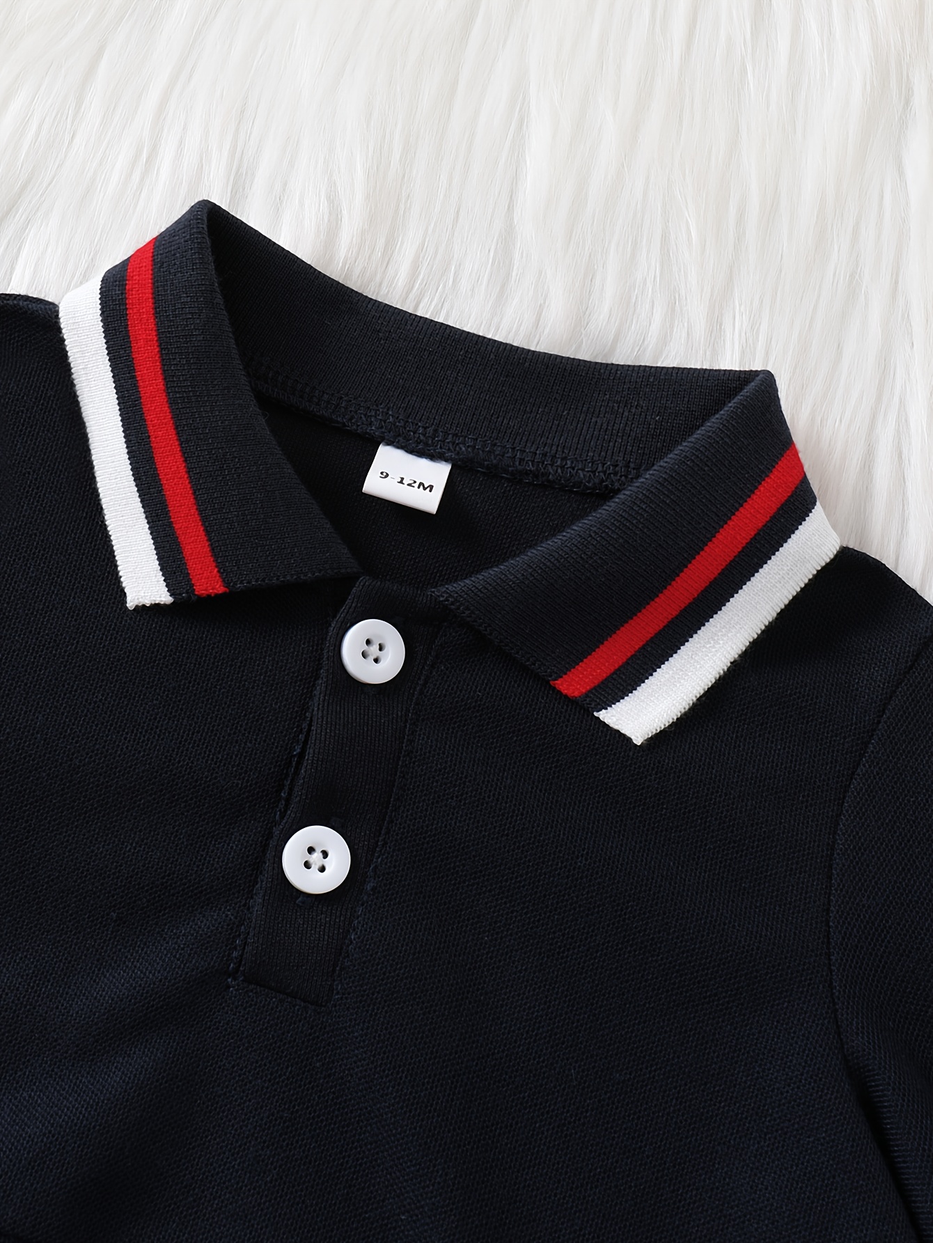 Spring And Autumn Style Long-Sleeve Casual Dress for Baby Girls with a Color-Blocked Collar, Developed for Specific Purposes. – Image 3