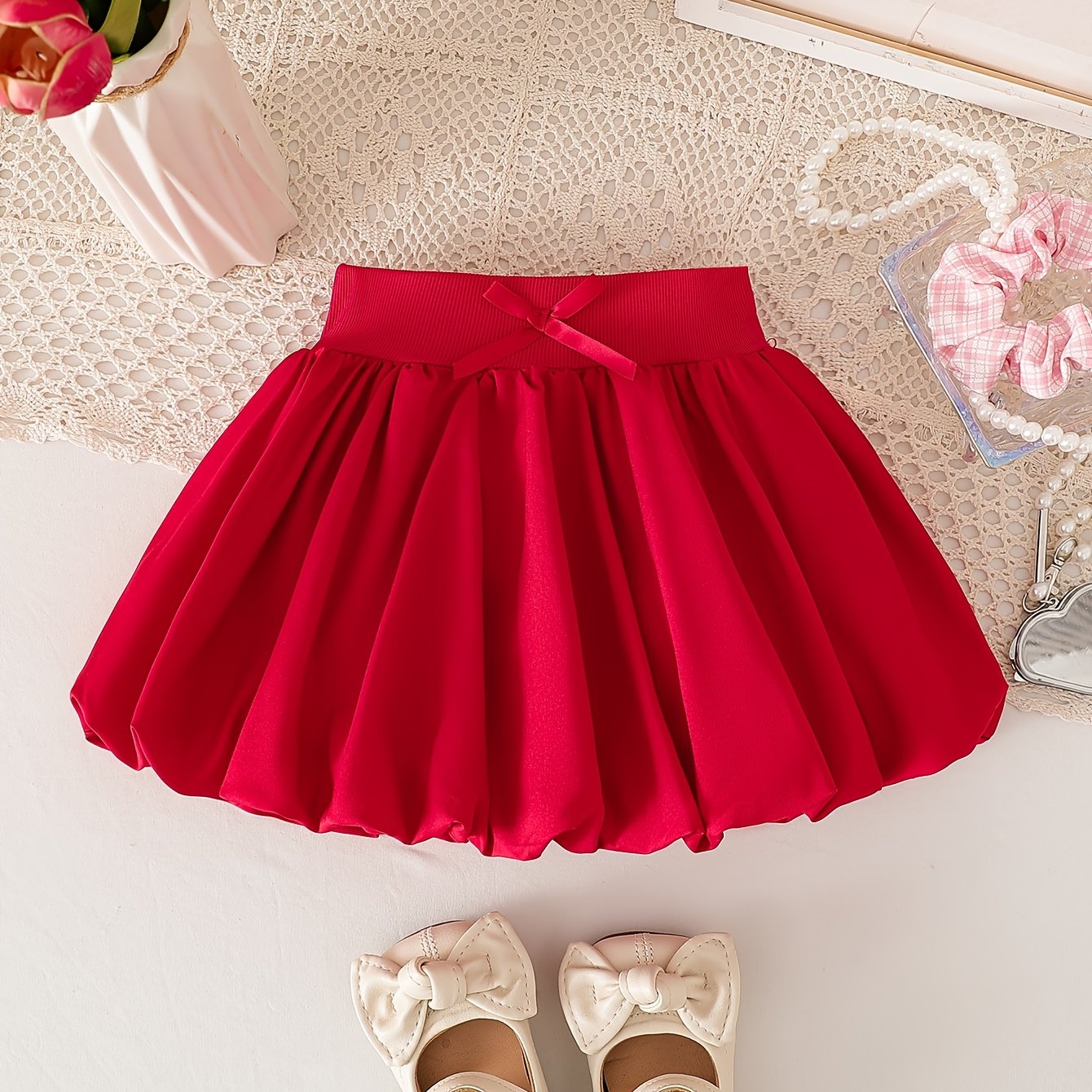 Adorable Sweet Fluffy Dress for Baby Girls in All Seasons, Baby Princess-Style Skirt in Pink for Sweet and Cute Little Ones, Perfect for Outdoor Adventures, Valentine's Day Gifts, Birthday Gifts for Baby Girls – Image 12