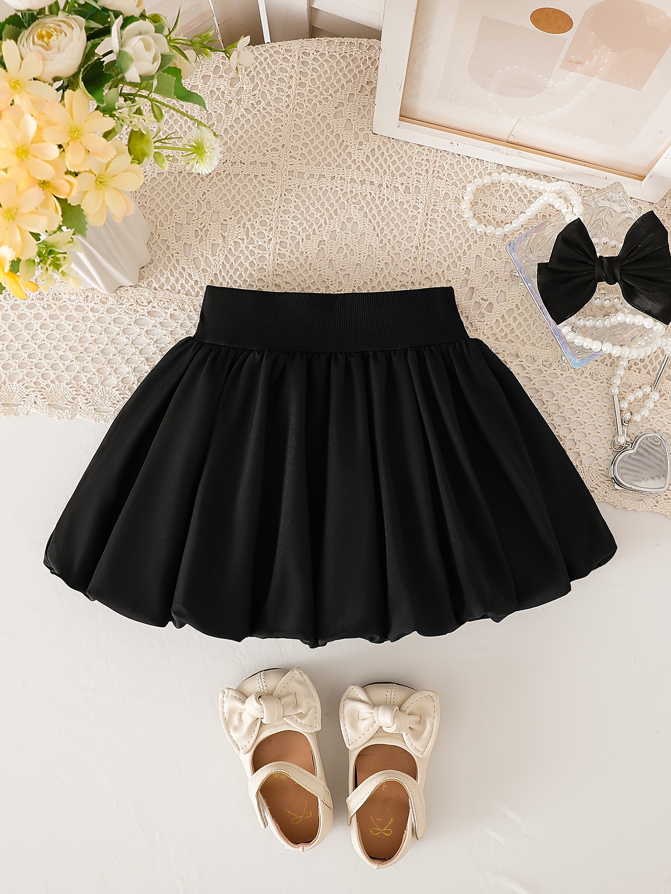 Adorable Sweet Fluffy Dress for Baby Girls in All Seasons, Baby Princess-Style Skirt in Pink for Sweet and Cute Little Ones, Perfect for Outdoor Adventures, Valentine's Day Gifts, Birthday Gifts for Baby Girls – Image 5