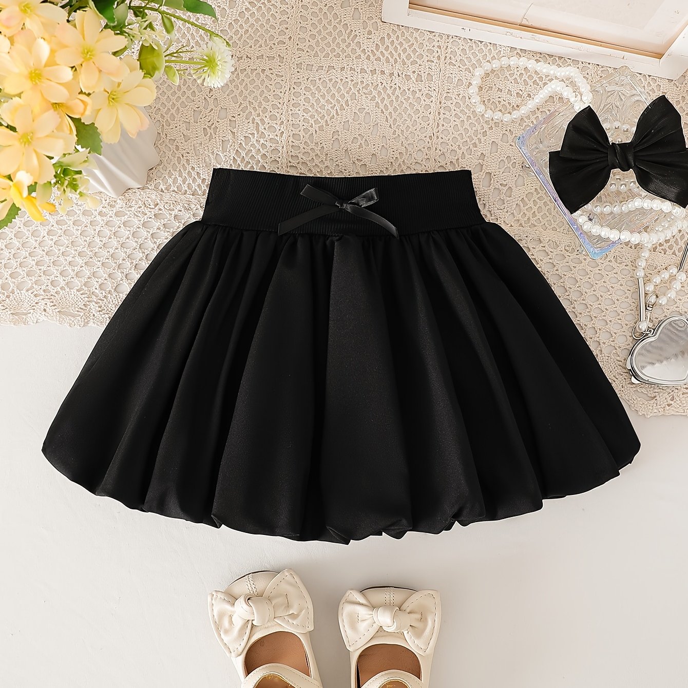 Adorable Sweet Fluffy Dress for Baby Girls in All Seasons, Baby Princess-Style Skirt in Pink for Sweet and Cute Little Ones, Perfect for Outdoor Adventures, Valentine's Day Gifts, Birthday Gifts for Baby Girls – Image 11