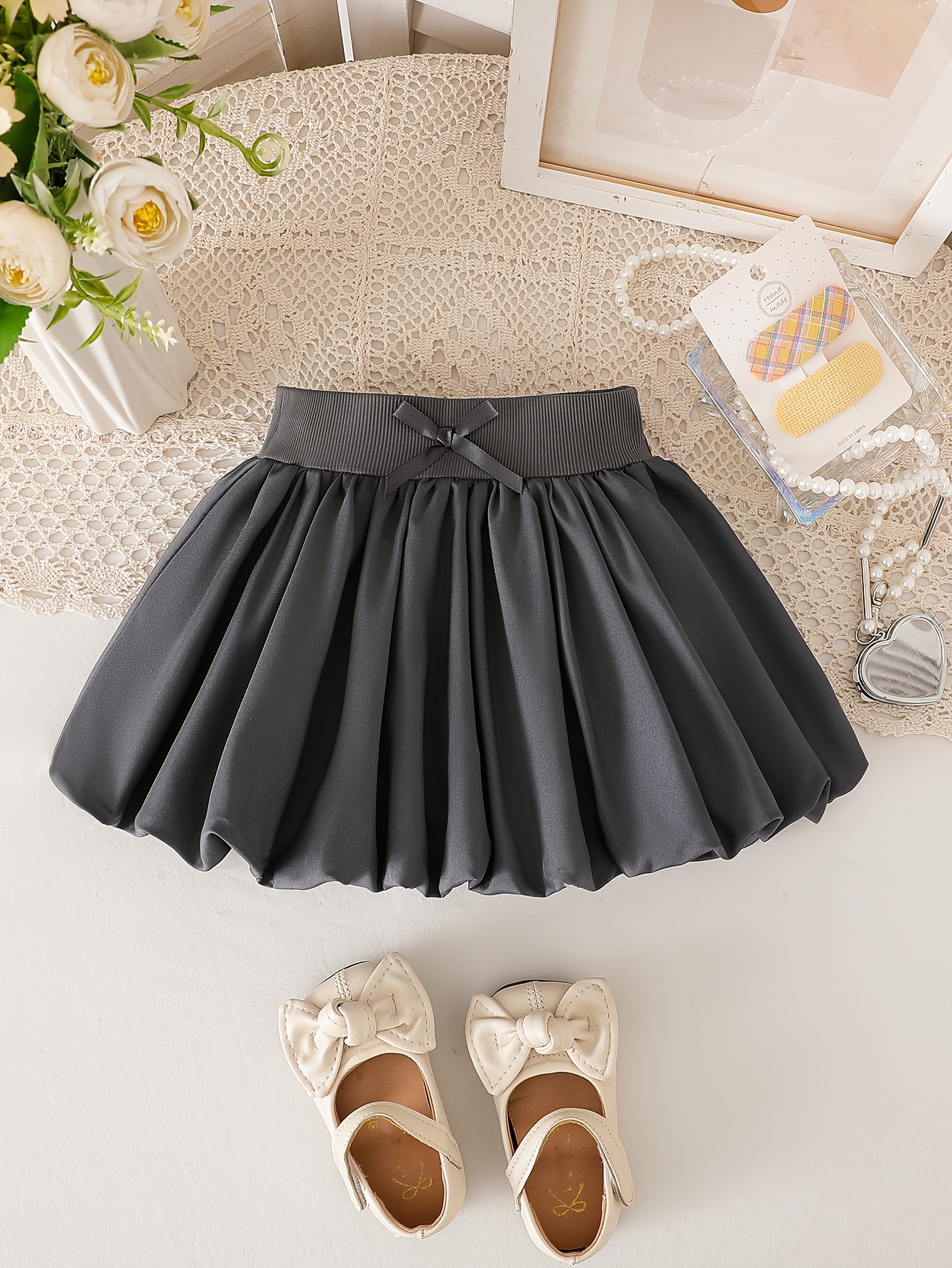 Adorable Sweet Fluffy Dress for Baby Girls in All Seasons, Baby Princess-Style Skirt in Pink for Sweet and Cute Little Ones, Perfect for Outdoor Adventures, Valentine's Day Gifts, Birthday Gifts for Baby Girls – Image 2