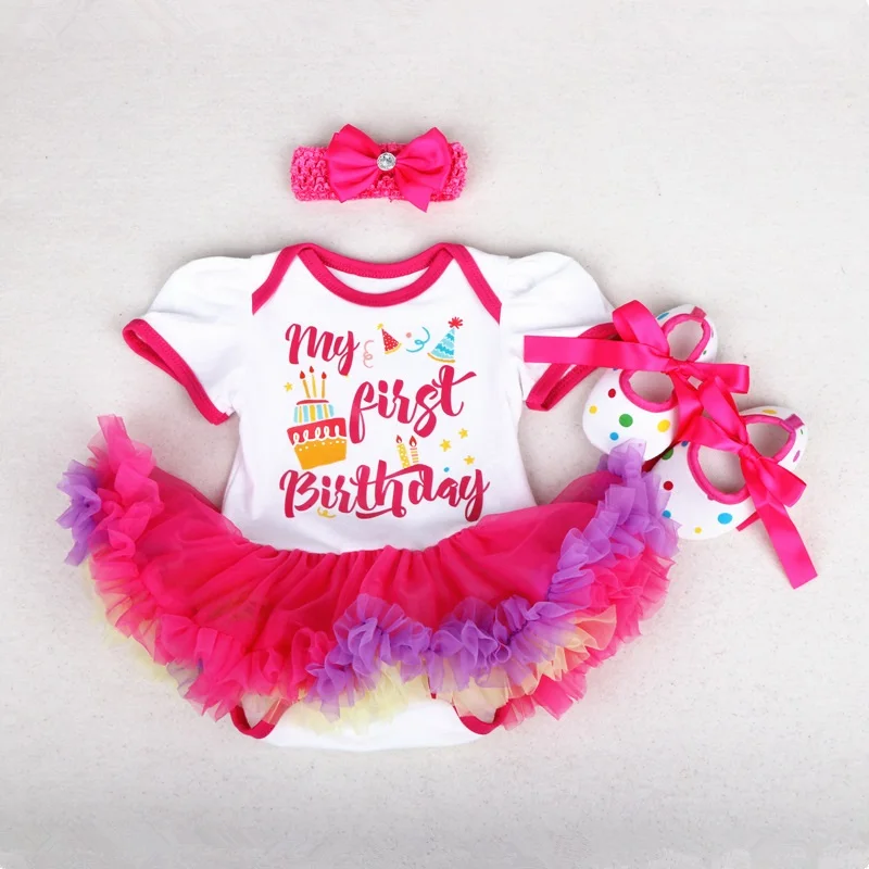 0-2Y 3pcs Girl Baby Summer Suit Novelty Costume Newborn Clothing Sets Bebe Dress Toddler Clothes Party Cosplay Gift 3 6 9 12 18M – Image 19