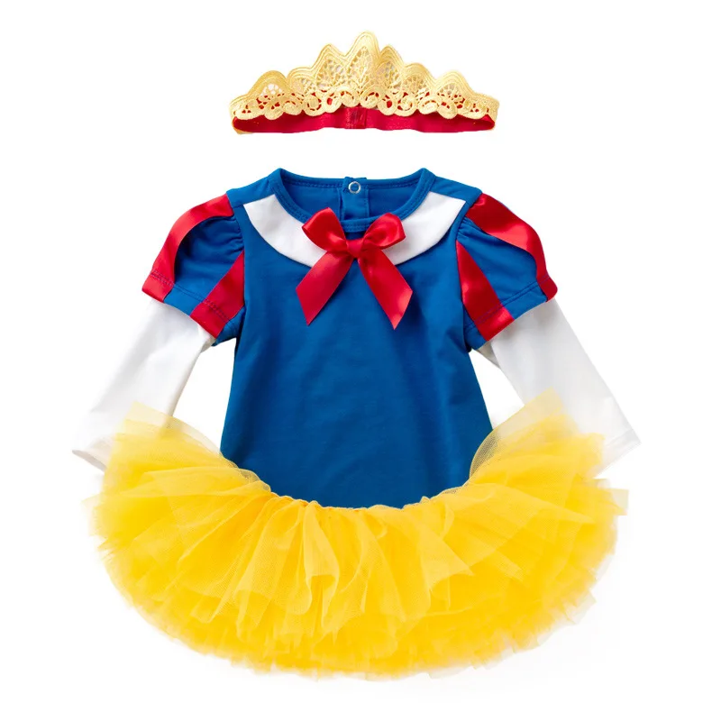 0-2Y 3pcs Girl Baby Summer Suit Novelty Costume Newborn Clothing Sets Bebe Dress Toddler Clothes Party Cosplay Gift 3 6 9 12 18M – Image 2