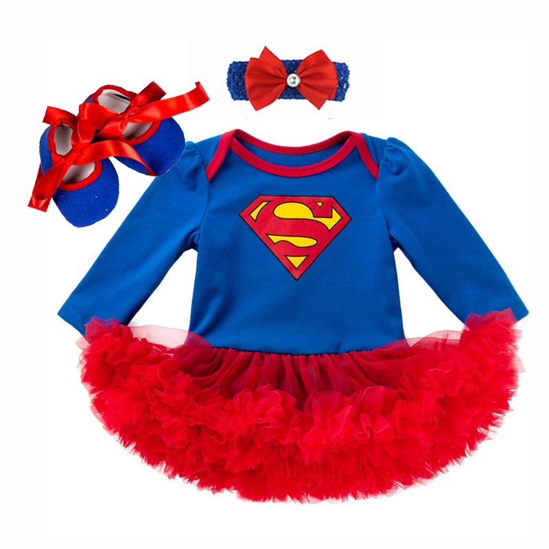 0-2Y 3pcs Girl Baby Summer Suit Novelty Costume Newborn Clothing Sets Bebe Dress Toddler Clothes Party Cosplay Gift 3 6 9 12 18M – Image 23