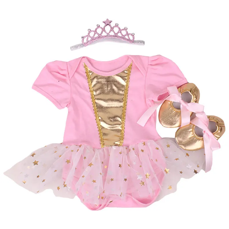 0-2Y 3pcs Girl Baby Summer Suit Novelty Costume Newborn Clothing Sets Bebe Dress Toddler Clothes Party Cosplay Gift 3 6 9 12 18M – Image 13