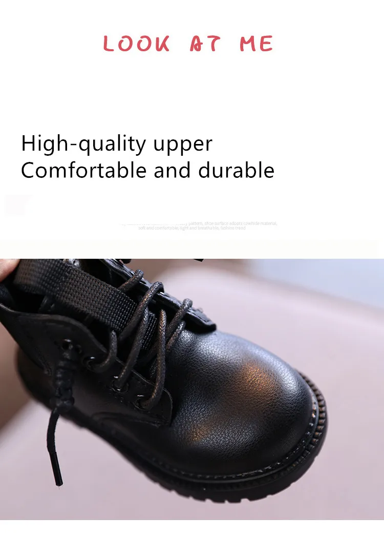 Kids Leather Chelsea Boots Waterproof Children Sneakers Beige Toddler Snow Boots Girl Winter Shoe Boy – Image 31