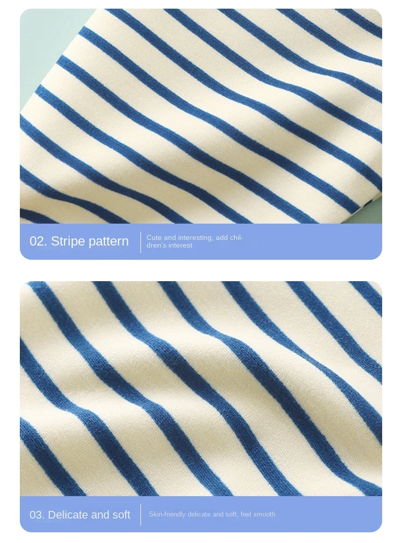 Infant Pants Thicken Keep Warm in Winter Newborn Baby Bebe Boy Girl Striped Leggings Kids Trousers – Image 20