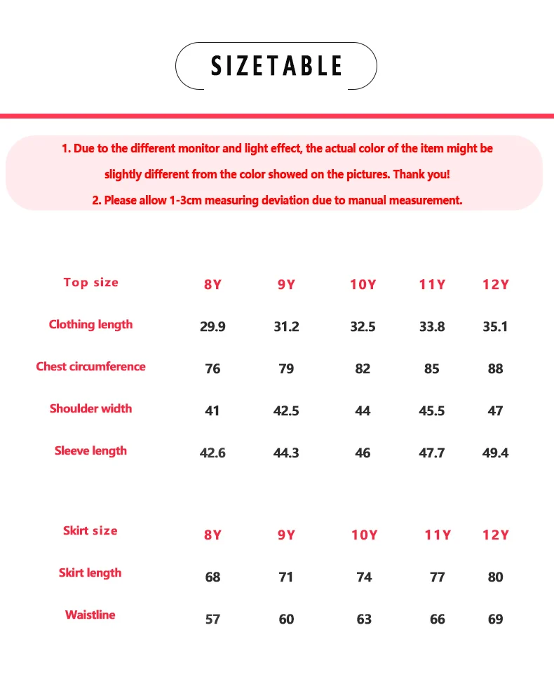 Autumn And Winter Women's And Children's Casual Fashionable Elegant Short Top&Dress Two-Piece Set – Image 7