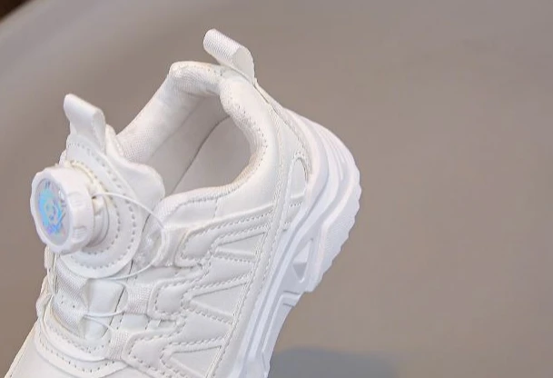 Kids White Sneakers Boys Girls Lightweight Sports Shoes Breathable Casual Running Shoes for School Spring Autumn Footwear – Image 14