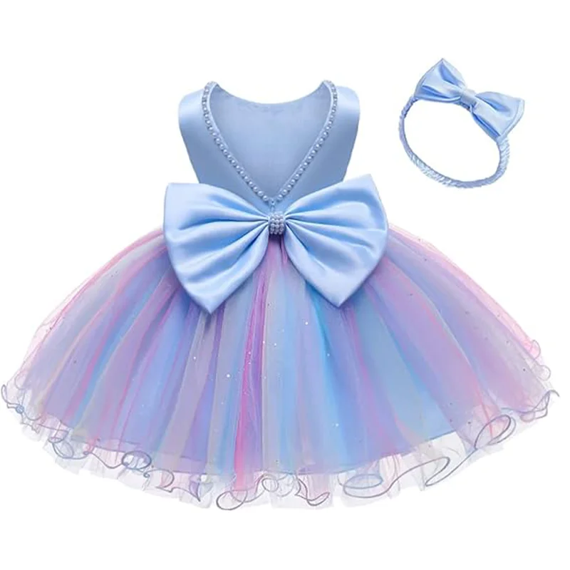 Baby Christmas Costume Christening Princess Dress For Baby Girls Wedding Kids Infant 1st Birthday Party Dress Newborn Clothes – Image 11