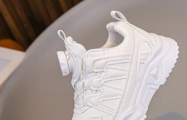 Kids White Sneakers Boys Girls Lightweight Sports Shoes Breathable Casual Running Shoes for School Spring Autumn Footwear – Image 15