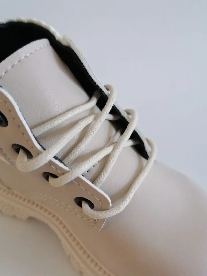 Kids Leather Chelsea Boots Waterproof Children Sneakers Beige Toddler Snow Boots Girl Winter Shoe Boy – Image 14