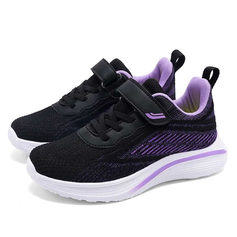 Knit Girls Tenis Sneaker Children Shoes 4-12 Years Lightweight Soft Platform Kids Casual Shoes Sports Sneaker for Girls – Image 14