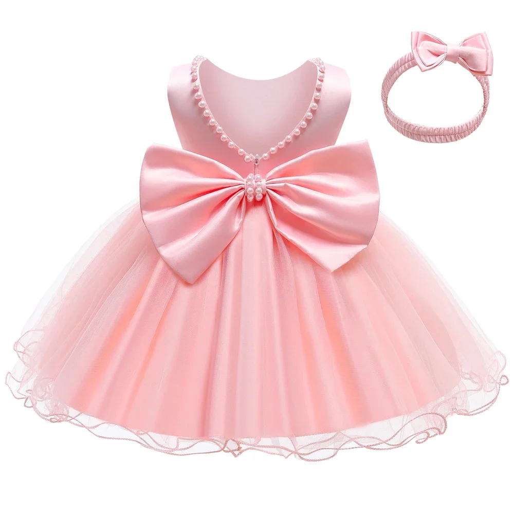 Baby Christmas Costume Christening Princess Dress For Baby Girls Wedding Kids Infant 1st Birthday Party Dress Newborn Clothes – Image 26
