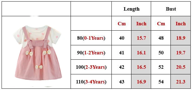 New Baby Girl Dress Cartoon Bow Suspenders Casual Dress Summer Princess Birthday Party Dress Kid Clothes Girl Children Set A1184 – Image 6