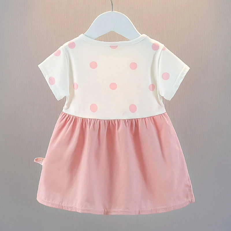 New Baby Girl Dress Cartoon Bow Suspenders Casual Dress Summer Princess Birthday Party Dress Kid Clothes Girl Children Set A1184 – Image 2