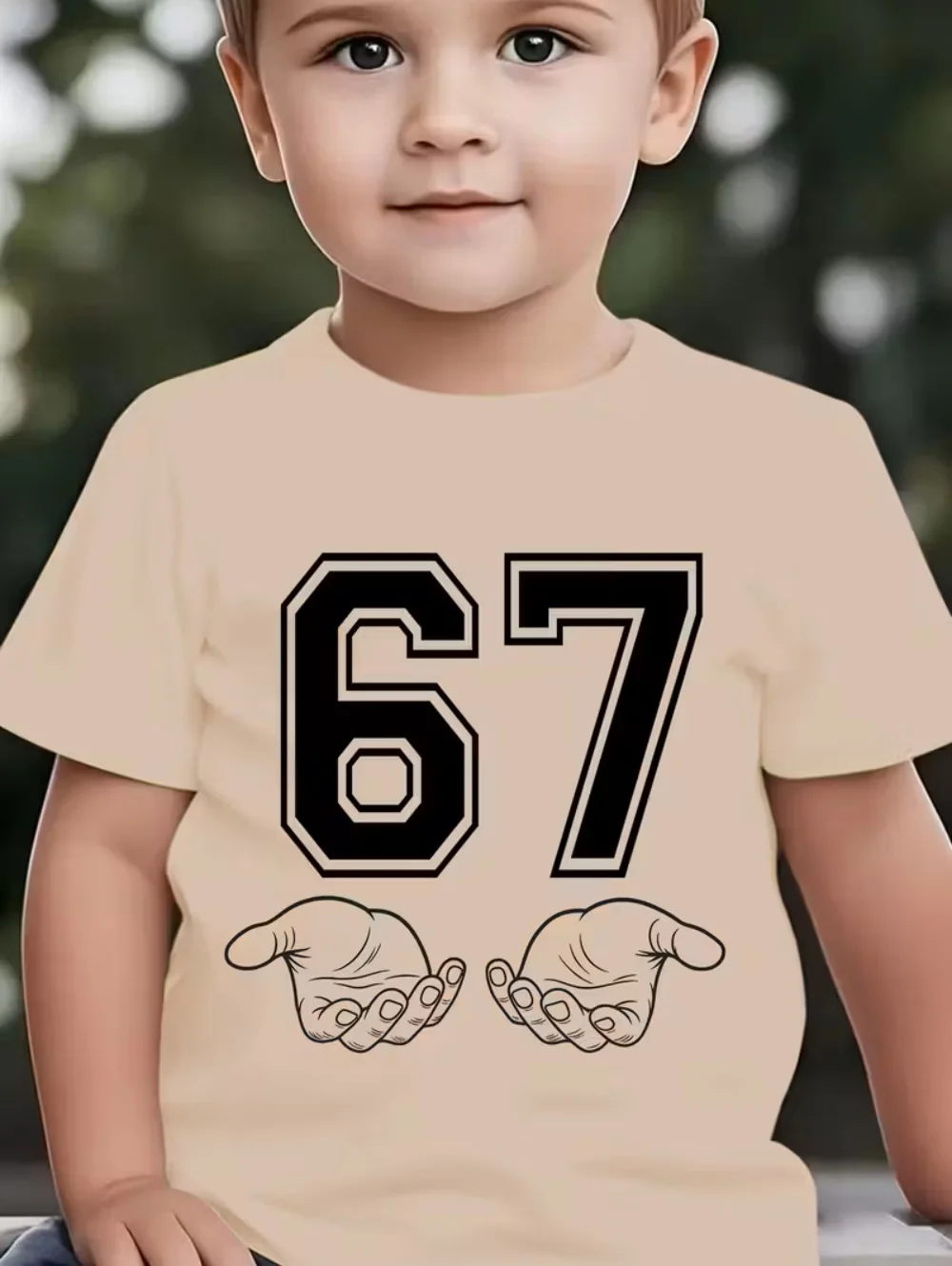 6 7 Six Seven Funny Italian Brainrot Kids Gamer Meme T-Shirt for Boys T-Shirt Short Sleeve Tops Fashion Y2k Children's Clothing – Image 8