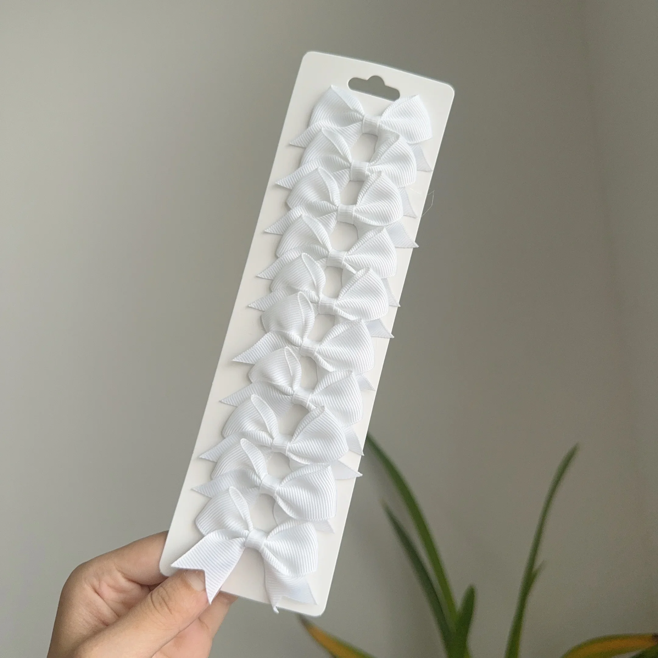 6/10Pcs/Set New Handmade Solid Ribbon Bowknot Hair Clips For Cute Baby Girls Bows Hairpin Kids Hair Accessories – Image 31