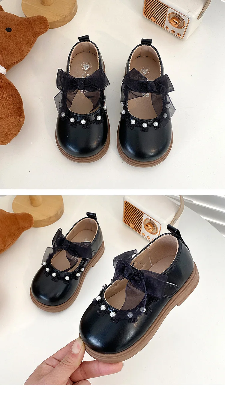 2025 Spring Autumn Little Toddler Girl Leather Dress Shoes Kids Cute Oxfords Bright Colors Girls Party Performance Dance Shoes – Image 19
