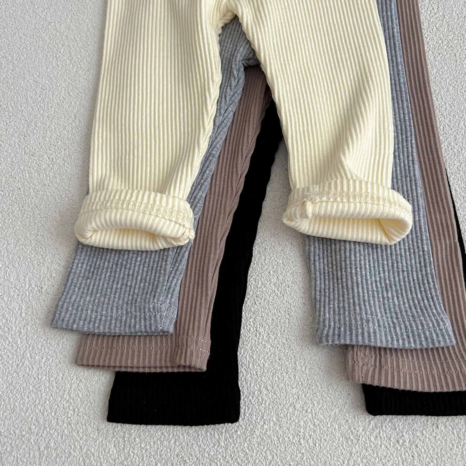 0-3T Baby Pant Girls All-match Striped Skinny Leggings Kids Cotton Elasticity Slim Pants Newborn Boy Stretch Trousers – Image 22