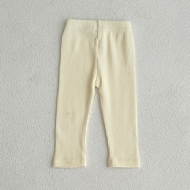 0-3T Baby Pant Girls All-match Striped Skinny Leggings Kids Cotton Elasticity Slim Pants Newborn Boy Stretch Trousers – Image 11