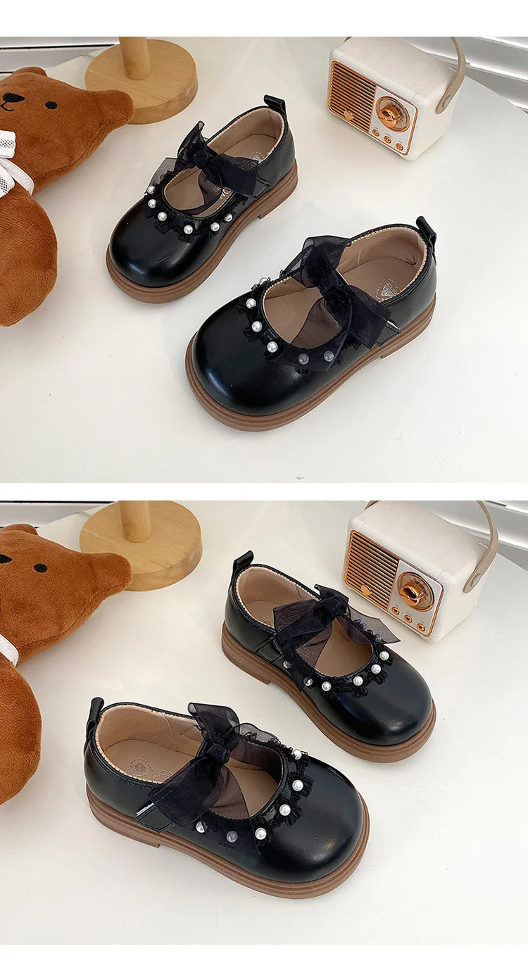 2025 Spring Autumn Little Toddler Girl Leather Dress Shoes Kids Cute Oxfords Bright Colors Girls Party Performance Dance Shoes – Image 18
