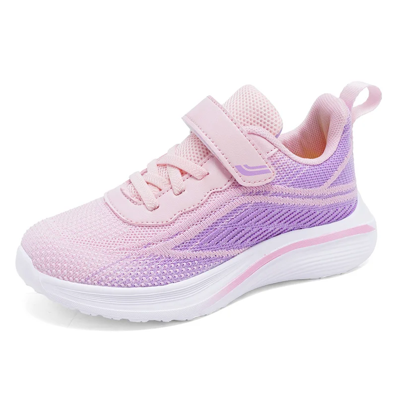 Knit Girls Tenis Sneaker Children Shoes 4-12 Years Lightweight Soft Platform Kids Casual Shoes Sports Sneaker for Girls – Image 13