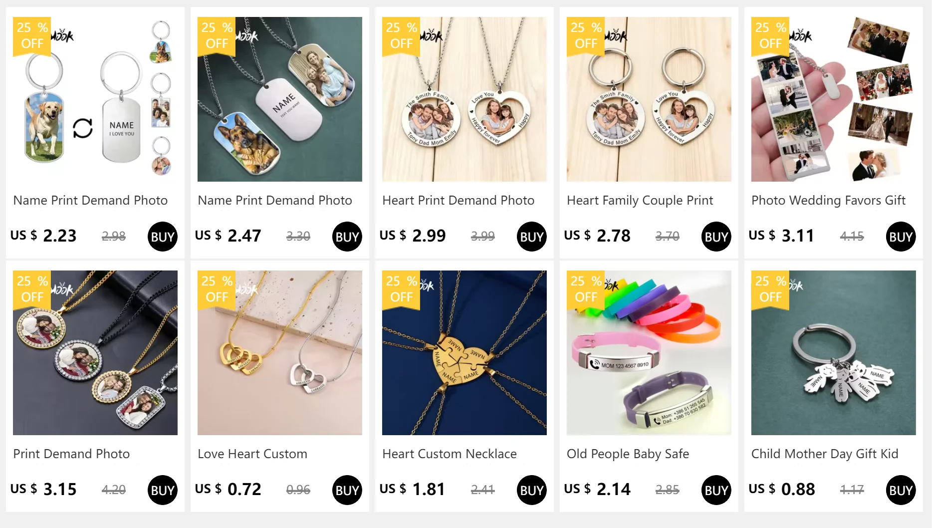 Personalized Boy Girl Necklace Custom Chain Name Mother Father Day Kid Family Gift For Women Men Stainless Steel Pendant Jewelry – Image 23