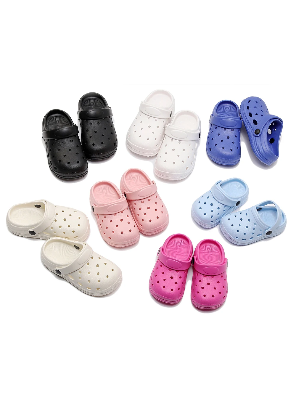 Fashion Waterproof Slippers Children Sandals Shoes Summer Outdoor Slides Soft Sole Garden Shoes Indoor Nursing Clogs Sandals – Image 25