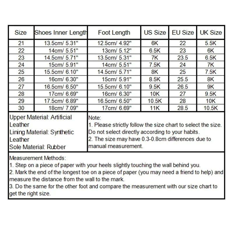 Kids Short Boots Fashion Boys Shoes Autumn Winter Leather Children Boots Non-Slip Toddler Girls Boot Toddler Snow Shoes – Image 17