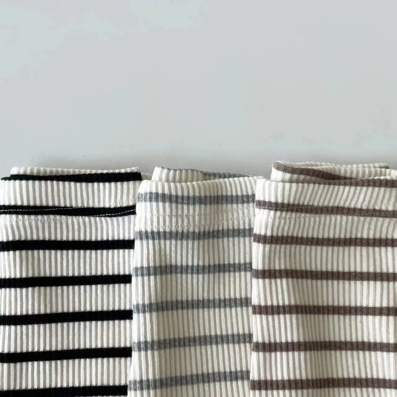 0-3T Baby Pant Girls All-match Striped Skinny Leggings Kids Cotton Elasticity Slim Pants Newborn Boy Stretch Trousers – Image 29