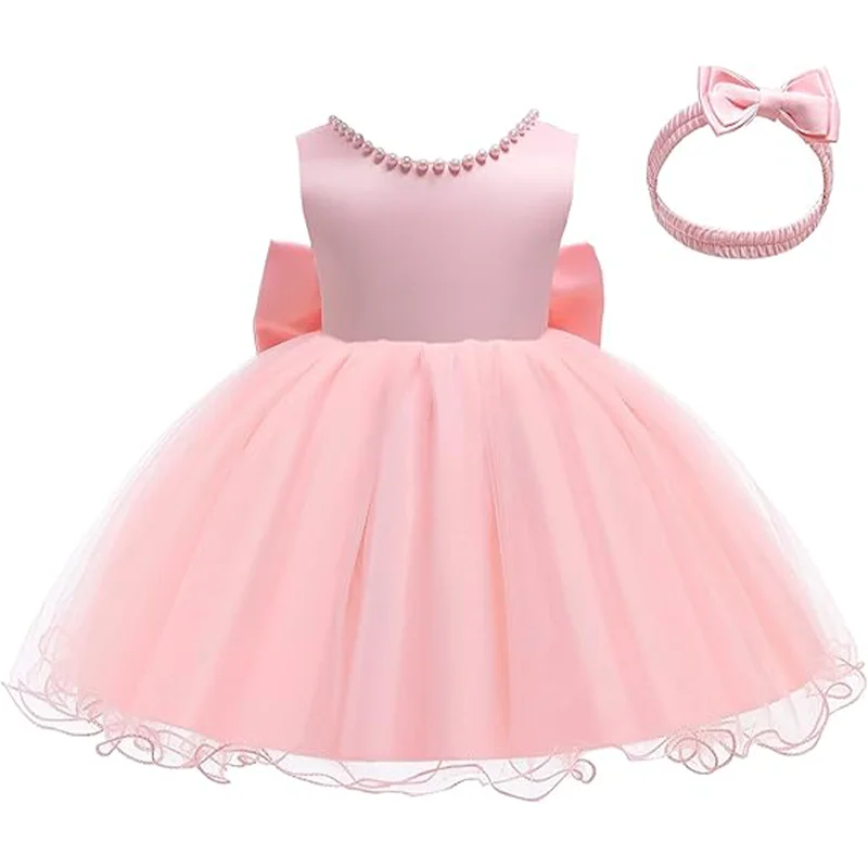 Baby Christmas Costume Christening Princess Dress For Baby Girls Wedding Kids Infant 1st Birthday Party Dress Newborn Clothes – Image 24