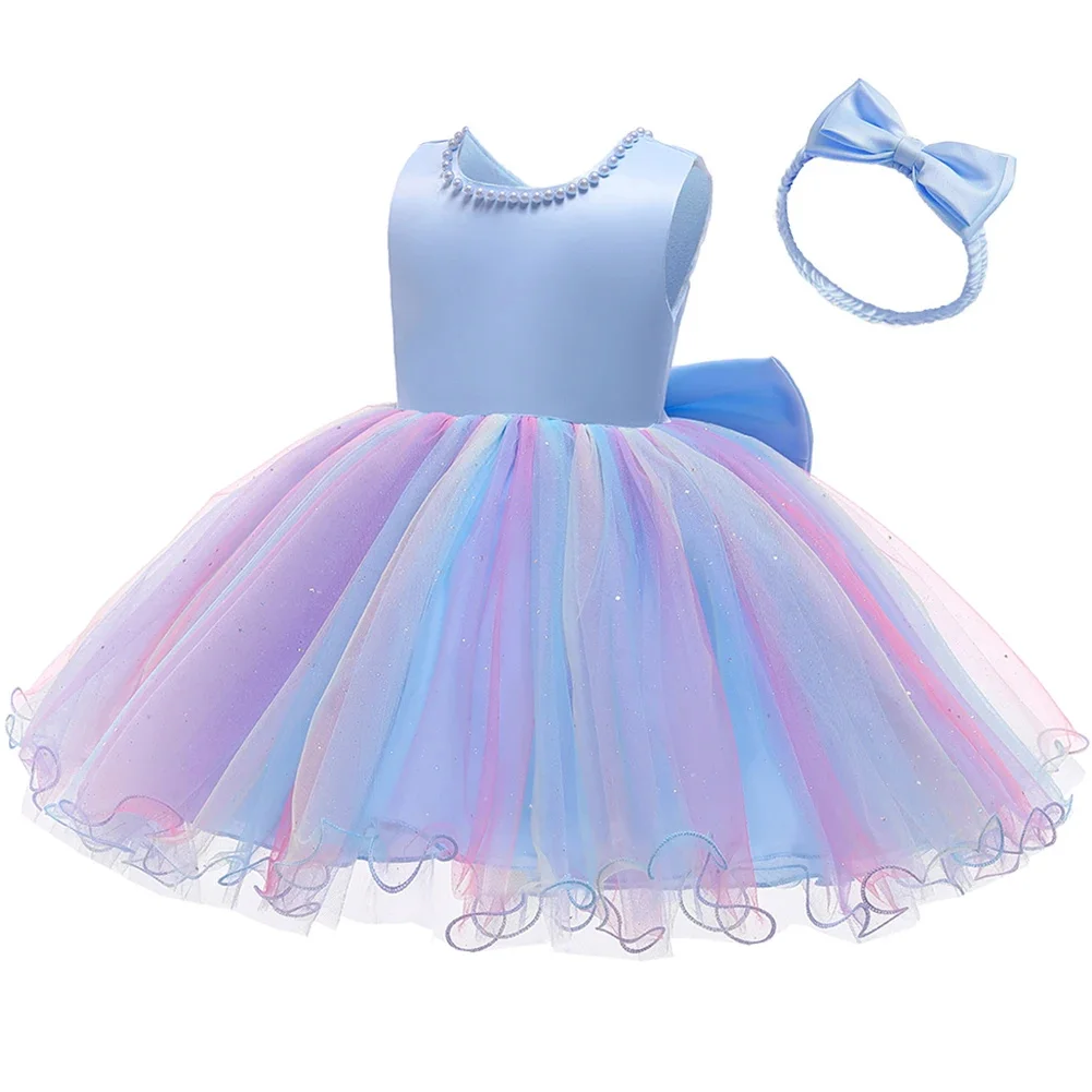 Baby Christmas Costume Christening Princess Dress For Baby Girls Wedding Kids Infant 1st Birthday Party Dress Newborn Clothes – Image 36
