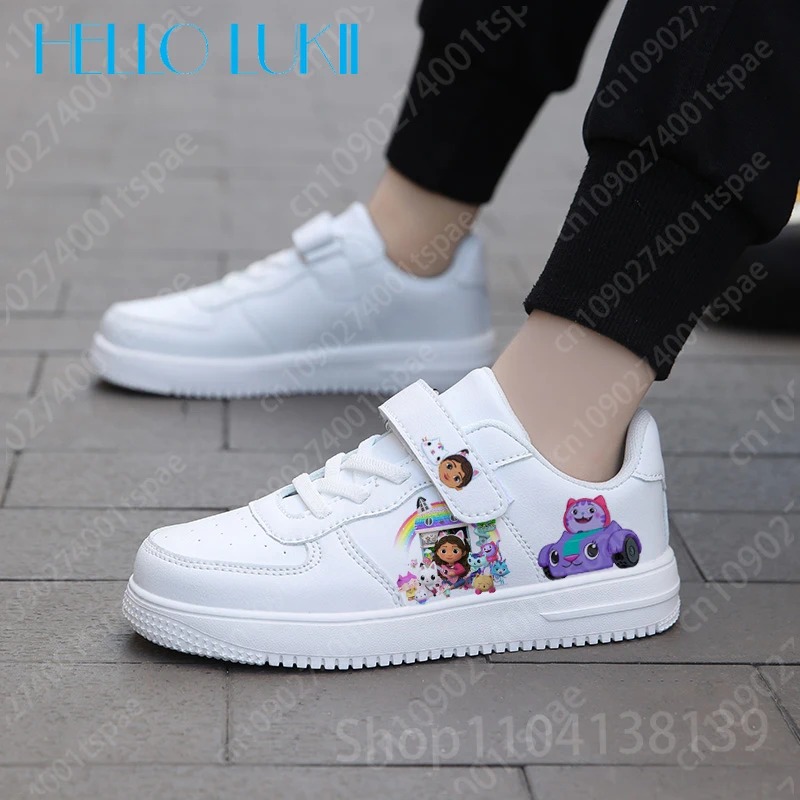 Gabby Dollhouse girls Shoes sneakers for children Student Casual basketball shoes Kid Sneakers Running Fashion Sports Shoes – Image 3