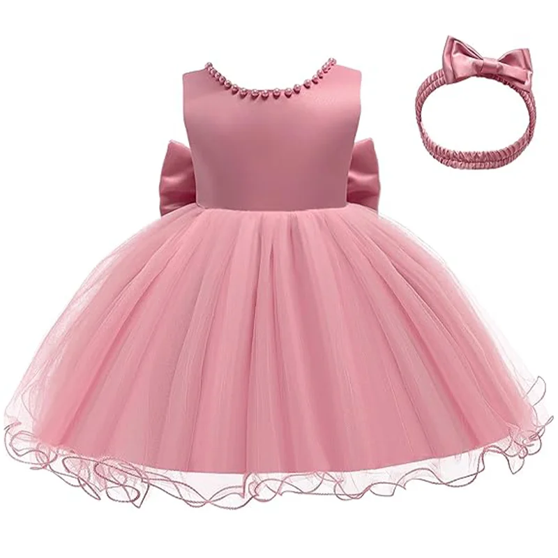 Baby Christmas Costume Christening Princess Dress For Baby Girls Wedding Kids Infant 1st Birthday Party Dress Newborn Clothes – Image 4