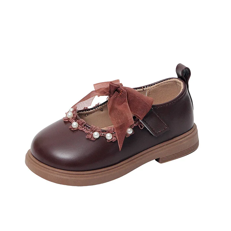 2025 Spring Autumn Little Toddler Girl Leather Dress Shoes Kids Cute Oxfords Bright Colors Girls Party Performance Dance Shoes – Image 5