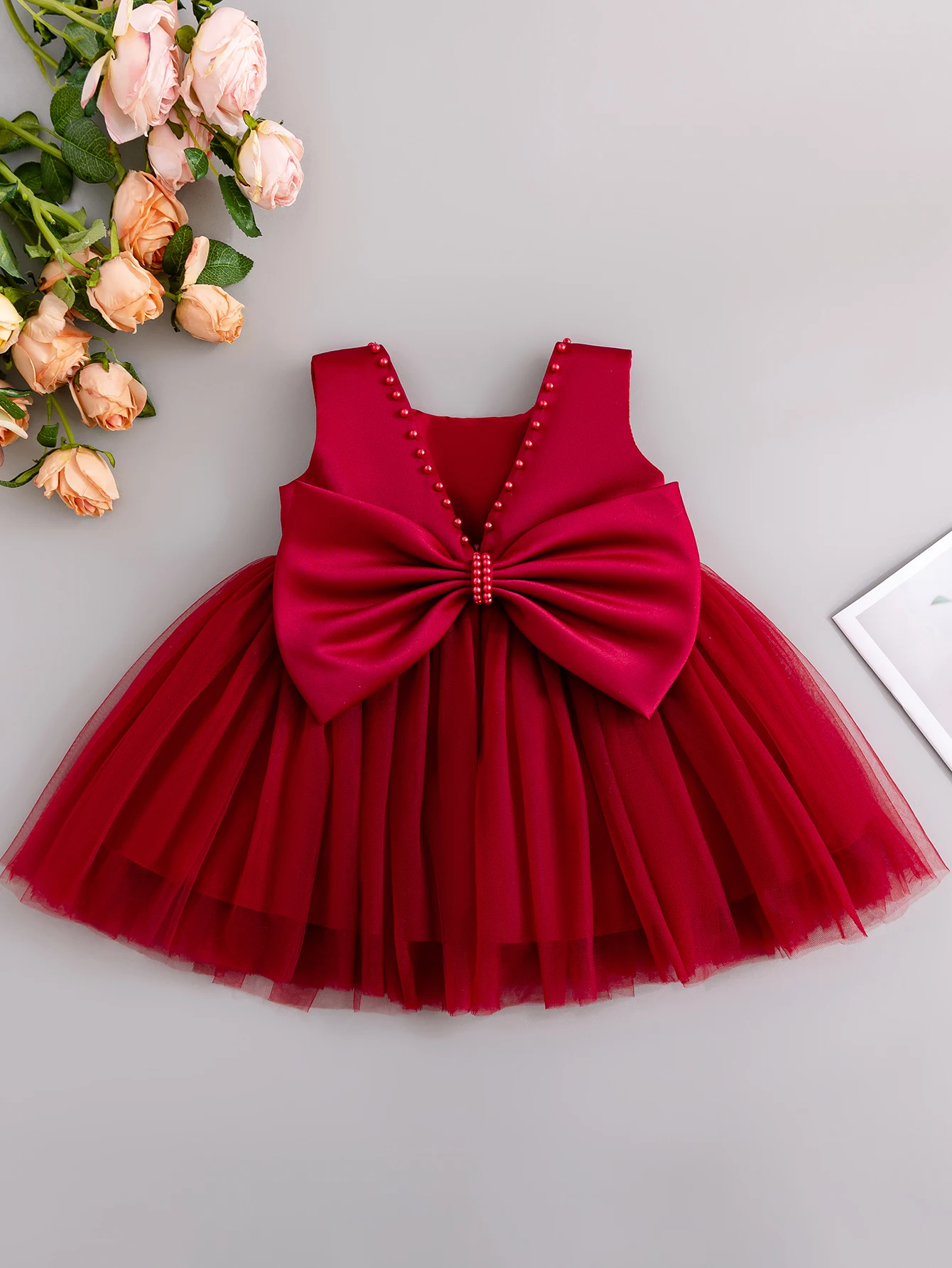 Pageant Wholesale Cute Beautiful Fashion Ball Gown Fancy Casual Floral Dresses Flower Baby Girl Dress Luxury – Image 8