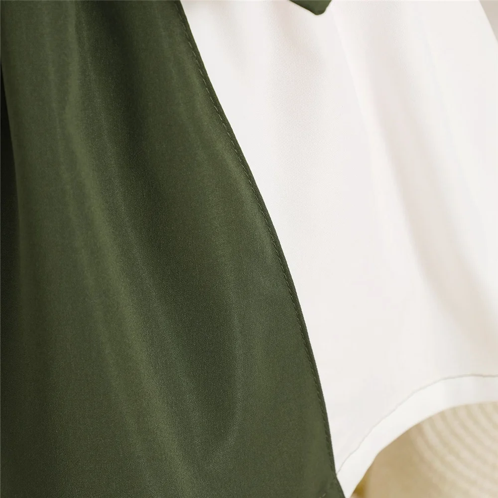 1-3Years Baby Girl Summer Daily Dress Strap Color Matching Dress Korean Style Birthday Party Fashion Dresses for Toddler Girl – Image 14