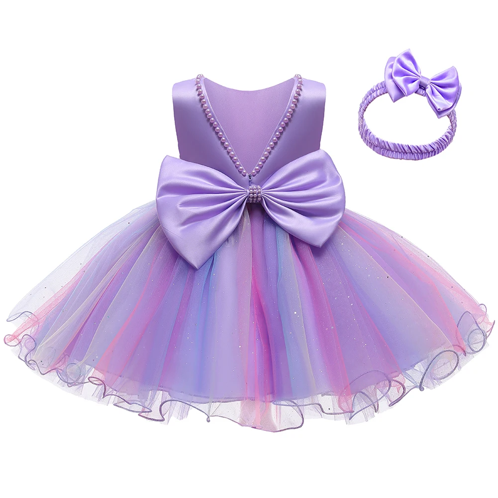 Baby Christmas Costume Christening Princess Dress For Baby Girls Wedding Kids Infant 1st Birthday Party Dress Newborn Clothes – Image 12