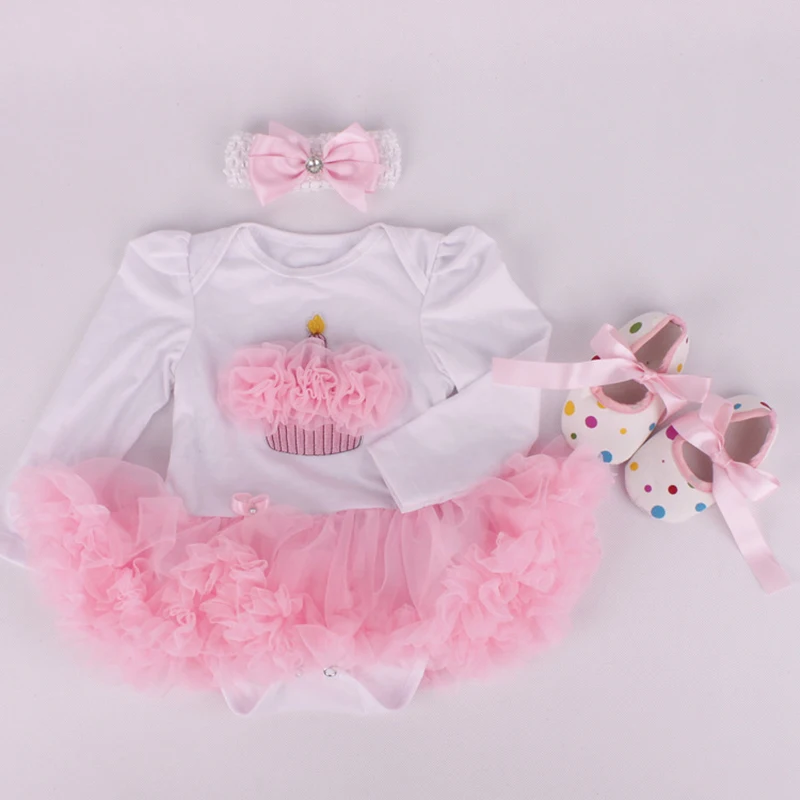 0-2Y 3pcs Girl Baby Summer Suit Novelty Costume Newborn Clothing Sets Bebe Dress Toddler Clothes Party Cosplay Gift 3 6 9 12 18M – Image 6