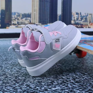 Children's Butterfly Casual Shoes Girls Fashionable Light Casual Sports Shoes