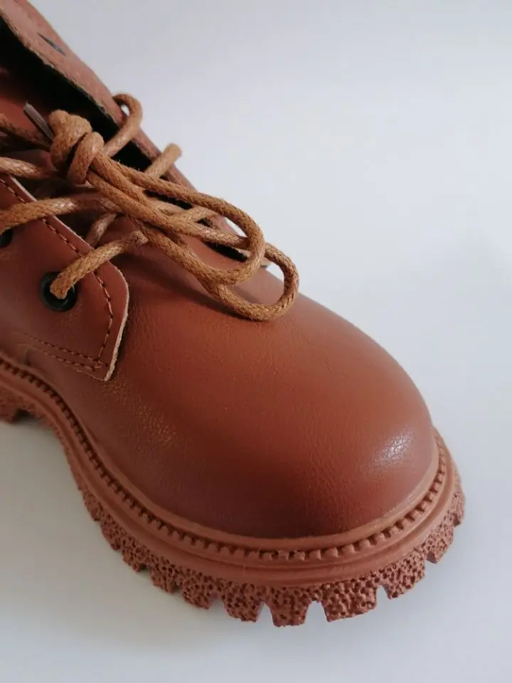Kids Leather Chelsea Boots Waterproof Children Sneakers Beige Toddler Snow Boots Girl Winter Shoe Boy – Image 22